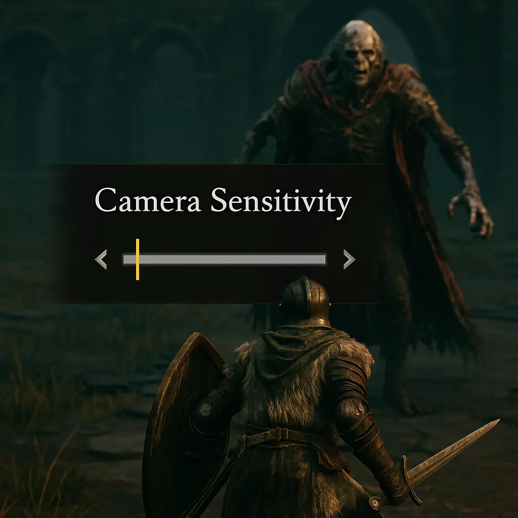Lower your camera sensitivity for one fight, then undo it